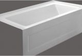 54 X 30 Inch Bathtub Valley Quad 54 X 30 Inch Skirted Bathtub Left Hand Drain