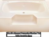 54 X 40 Inch Bathtub Better Bath Almond Permalux Garden Tub Outside Step 40" X 54"