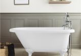 55 Clawfoot Tub Savanna 54 Inch Acrylic Classic Rolltop Clawfoot Tub Package