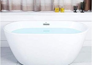 55 Freestanding Bathtub Ferdy 55 Acrylic Freestanding Bathtub White Modern
