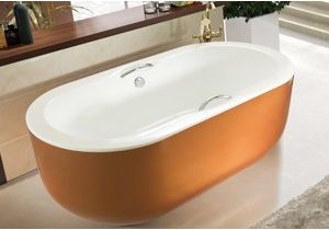 55 Inch Freestanding Bathtub 55 Inch Acrylic Free Standing soaking Tub 1400mm