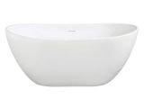 56 Freestanding Bathtub Aqua Eden Collete 56 3 In solid Surface Flatbottom