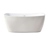 56 Inch Freestanding Bathtub Freestanding Bathtubs Bathtubs the Home Depot