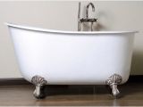 57 Inch Freestanding Bathtub Charonne 53 Inch or 57 Inch Swedish Slipper Cast Iron