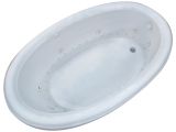 58 Whirlpool Bathtub Belle 36 X 60 Oval Air & Whirlpool Jetted Drop In Bathtub