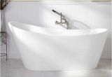 5' Freestanding Bathtub 65" Arcola Acrylic Freestanding Tub Bathroom