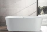 5' Freestanding Bathtub Vanity Art Bordeaux 67 In Acrylic Flatbottom Freestanding