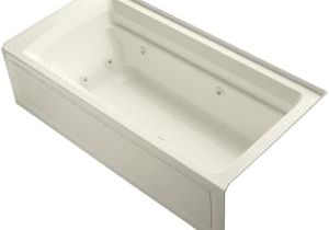 6 Foot Alcove Bathtub Kohler Archer 6 Ft Acrylic Right Drain Rectangular Alcove