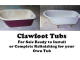 6 Foot Bathtubs for Sale Amazing Glaze Kitchen & Bath Renewal Clawfoot Tubs