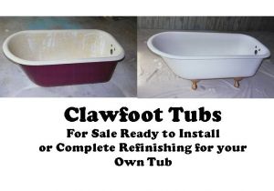 6 Foot Bathtubs for Sale Amazing Glaze Kitchen & Bath Renewal Clawfoot Tubs