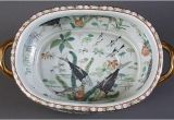 6 Foot Porcelain Bathtub Chinese Porcelain Foot Bath Painted and Gilt Chinese