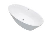6 Ft Freestanding Bathtub Nimbus 5 6 Ft Acrylic Center Drain Freestanding Bathtub
