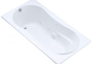 6 Ft Whirlpool Bathtub Kohler 7236 6 Ft Acrylic Oval Drop In Whirlpool Bathtub