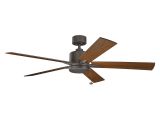 60 Ceiling Fan with Light and Remote 60 Bowen Ceiling Fan In Brushed Nickel