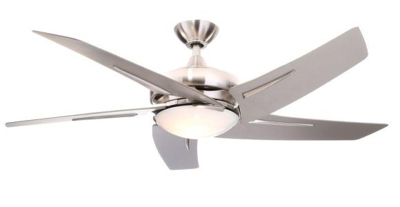 60 Ceiling Fan with Light and Remote Hampton Bay Sidewinder 54 In Indoor Brushed Nickel Ceiling Fan with