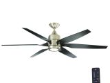 60 Ceiling Fan with Light and Remote Home Decorators Collection Kelbra 60 In Led Indoor Brushed Nickel