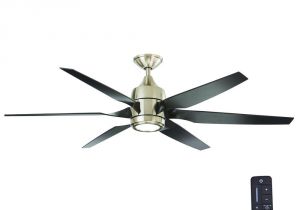 60 Ceiling Fan with Light and Remote Home Decorators Collection Kelbra 60 In Led Indoor Brushed Nickel