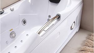 60 Freestanding Bathtub with Jets 60 Inch White Bathtub Whirlpool Jetted Bath Hydrotherapy