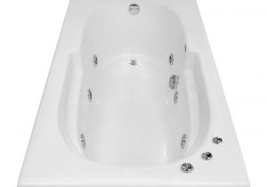 60 Freestanding Bathtub with Jets Carver Tubs Ar6032 32" X 60 Drop In 6 Jet Whirlpool