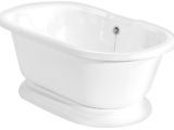 60 Freestanding Bathtub with Jets Jetted Freestanding Tub Champagne Nobb Hill 5 Dual Ended