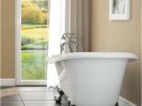 60 Inch Clawfoot Tub Shop Pelham & White Luxury 60 Inch Clawfoot Slipper Tub