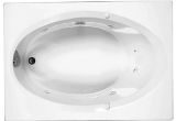 60 X 42 Whirlpool Bathtub Reliance 60" X 42" Rectangular Whirlpool Tub with End