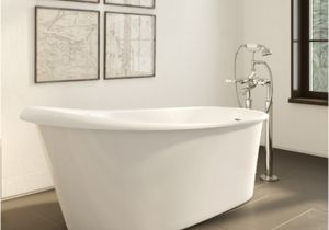 63 Inch Freestanding Bathtub Operetta 63 Inch Acrylic Slipper Freestanding Bathtub No