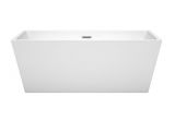 63 Inch Freestanding Bathtub Wyndham Collection Sara 63 Inch Freestanding Bathtub In