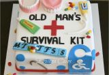65 Birthday Cake Decorations Old Age Survival Kit Cake Cakes and Cupcakes Pinterest