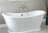 66 Inch Freestanding Bathtub Signature Hardware 66" Durham Bateau Cast Iron Skirted Tub