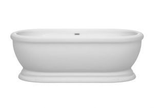 68 Freestanding Bathtub 68" Mary Freestanding Bathtub In White with Polished