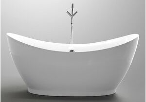 68 Freestanding Bathtub Anzzi Reginald Series 68 X 31 Freestanding soaking