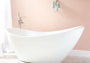 68 Freestanding Bathtub Signature Hardware 68" Urquhart Acrylic Freestanding Tub