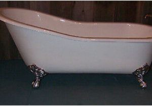 7 Foot Bathtub 67"x30" Cast Iron Claw Foot Slipper Bath Tub Bathtub