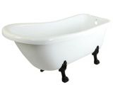 7 Foot Bathtub Aqua Eden 5 6 Ft Acrylic Oil Rubbed Bronze Claw Foot