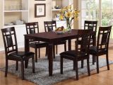 7 Piece Dining Set with Bench Crown Mark Paige 7 Piece Table and Chair Set with Block Feets