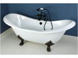 72 Clawfoot Tub Kingston Brass Double Slipper 72 Inch Cast Iron Clawfoot