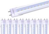8 Foot Led Tube Lights Sunco Lighting 8 Pack T8 Led Tube Light 4ft 48 18w 5000k