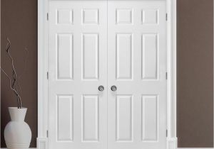 8ft solid Wood Interior Doors Masonite 48 In X 80 In Textured 6 Panel Hollow Core Primed