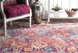 8×10 Hot Pink area Rug Nuloom Persian Floral Pink Rug 5 X 7 5 New House Pinterest