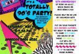 90s Party Decor 90s theme Party Decorations Beautiful 90s Party Invitation Wording