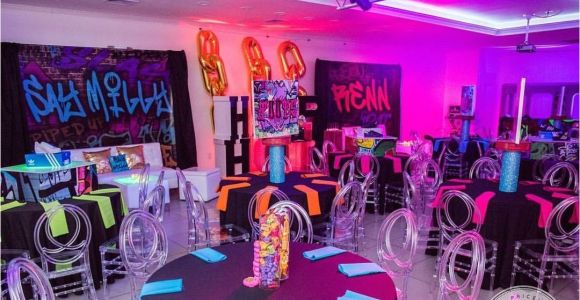 90s Party Decor Hip Hop 90s theme Sweet 16 Birthday Party Adult Birthday Party