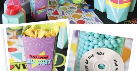 90s Party Decorations 1990s Party Ideas Throwback 90s Party Decorations From