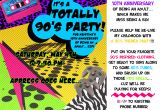 90s Party Decorations 90s theme Party Decorations Beautiful 90s Party Invitation Wording