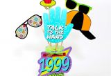 90s Party Decorations Supplies 90 S Throwback 20 Piece 90 S Party Photo Booth Props Kit