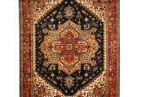 9×12 Red oriental Rugs Eorc Hand Knotted Wool Navy Serapi Rug 9 X 12 9 X 12 Blue