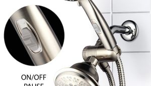 A112 18.1 M Shower Head Shop Hotelspa Brushed Nickel 42 Spray Shower Head at Lowes Com