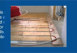 Above Floor Radiant Heat Panels Advantages Of thermofin U for Radiant Heated Floors Youtube