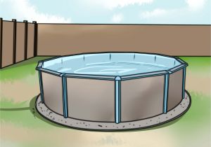 Above Ground Pool Floor Padding 4 Ways to Put In An Above Ground Pool Wikihow