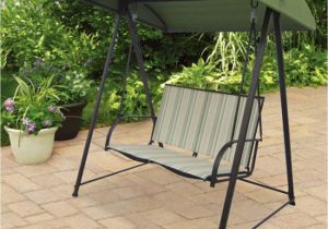 Academy Sports Patio Chairs Outdoor 2 Person Canopy Swing Backyard Seat Chair Metal Patio